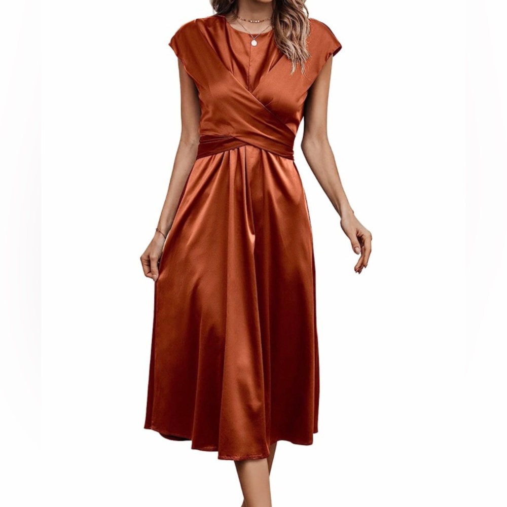 Maxi Satin Dress